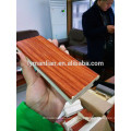 teak wood margin door moulding pu pvc wrapped MDF wood moulding